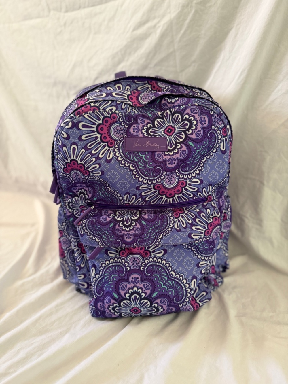 Vera Bradley ‘Lilac Medallion’ Purple Paisley Essential Backpack & lunch bag